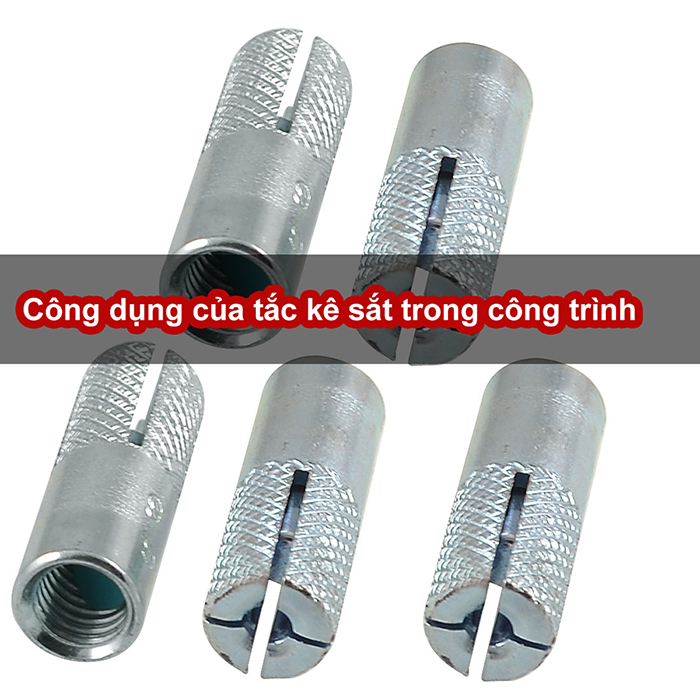 Công dụng của tắc kê sắt trong công trình